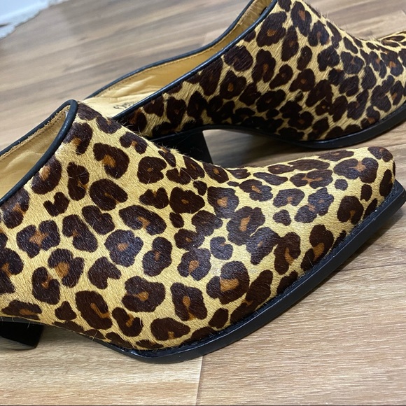LUCCHESE Charlie 1 Horse Shoes Leopard Mules 40 9 - Picture 10 of 10